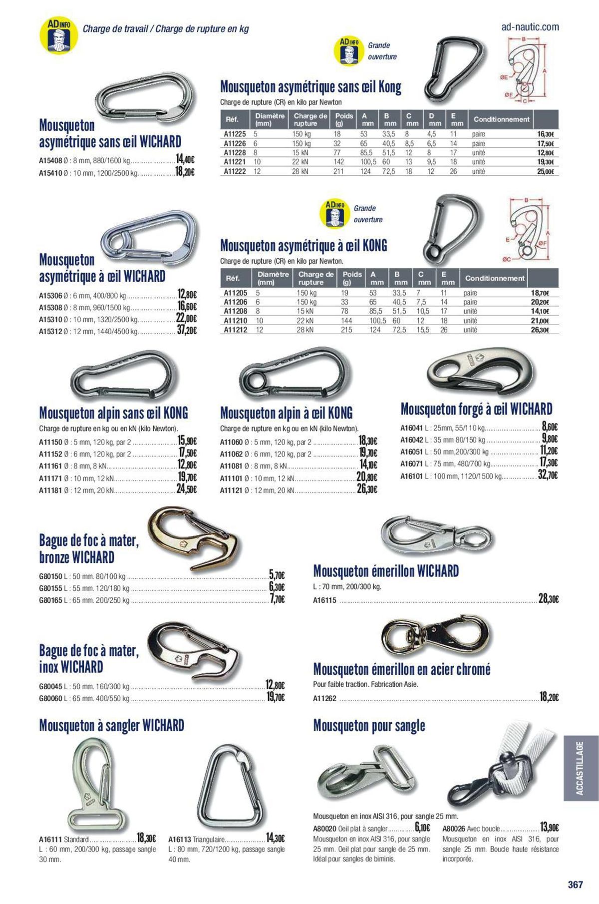 Catalogue Catalogue Accastillage Diffusion, page 00298