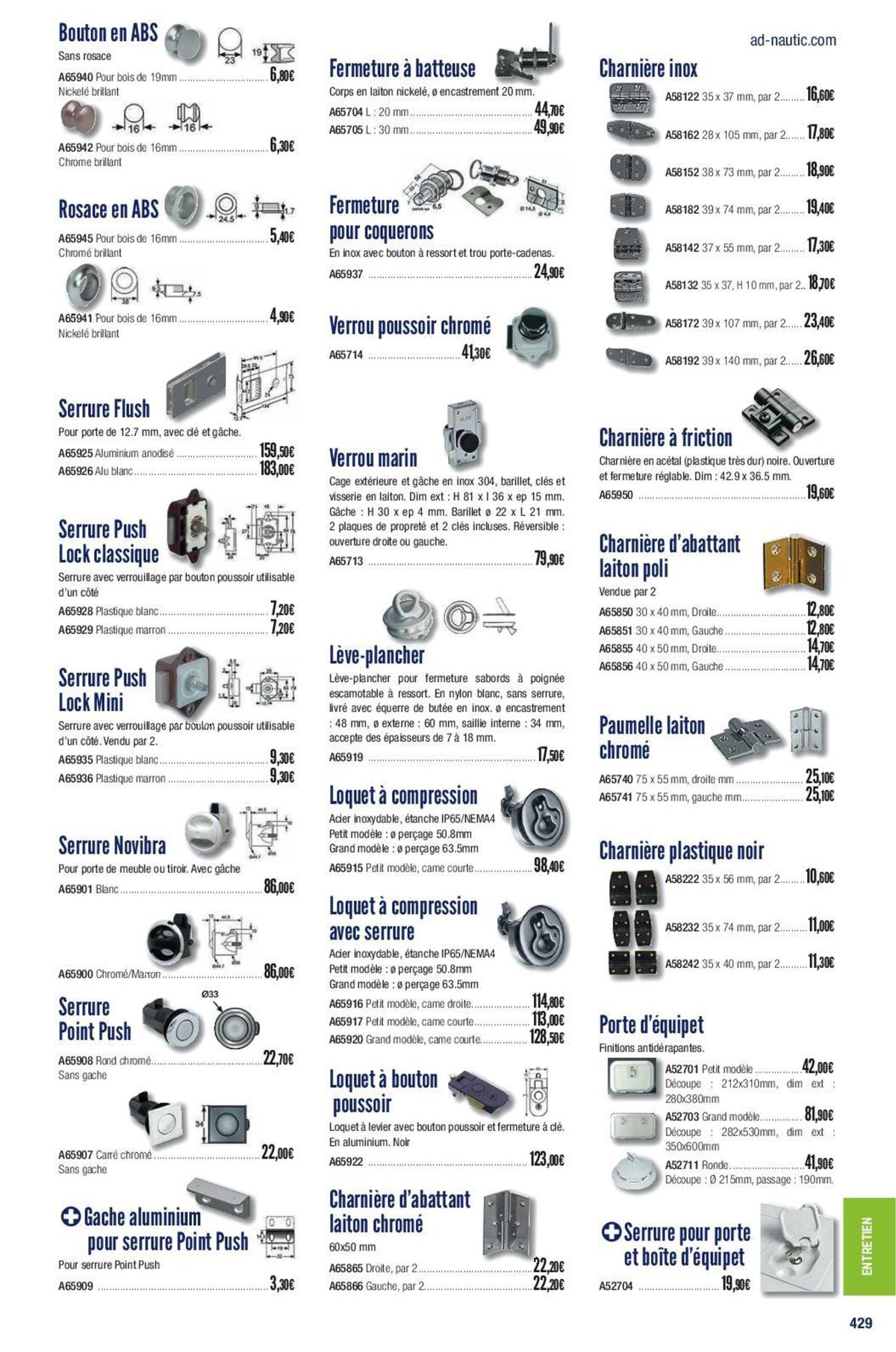 Catalogue Catalogue Accastillage Diffusion, page 00368