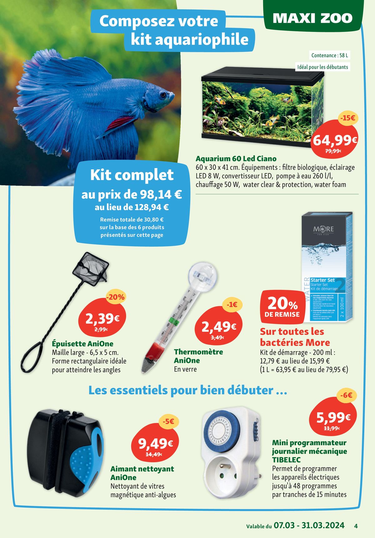 Catalogue Maxi Zoo : Les petits prix sont de sortie !, page 00004