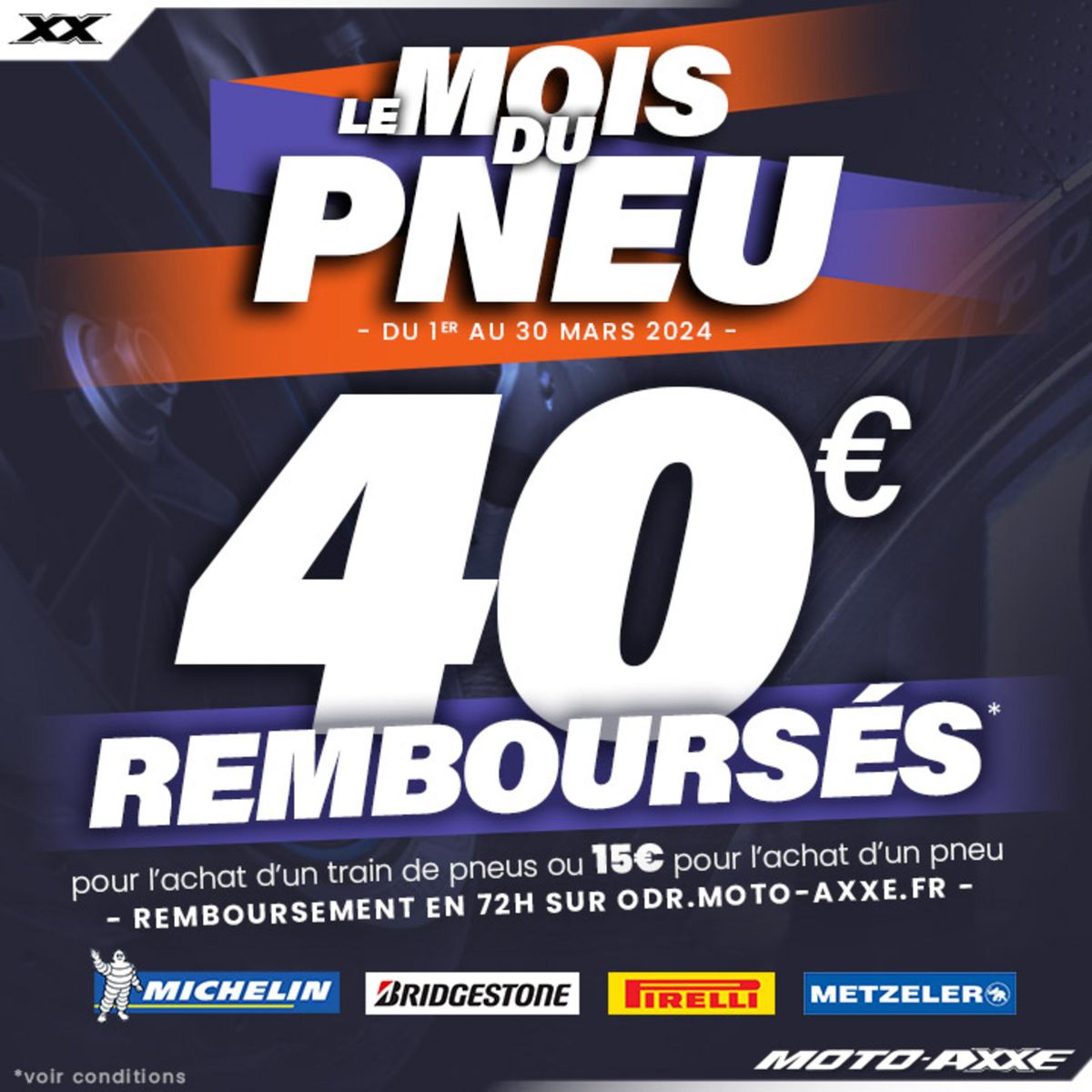 Catalogue C'est le Mois du Pneu chez Moto Axxe ! , page 00002