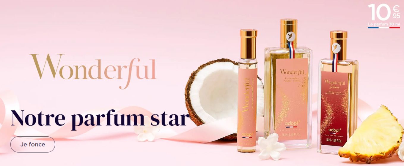 Catalogue Adopt' | Wonderful Notre parfum star | 01/03/2024 - 10/03/2024