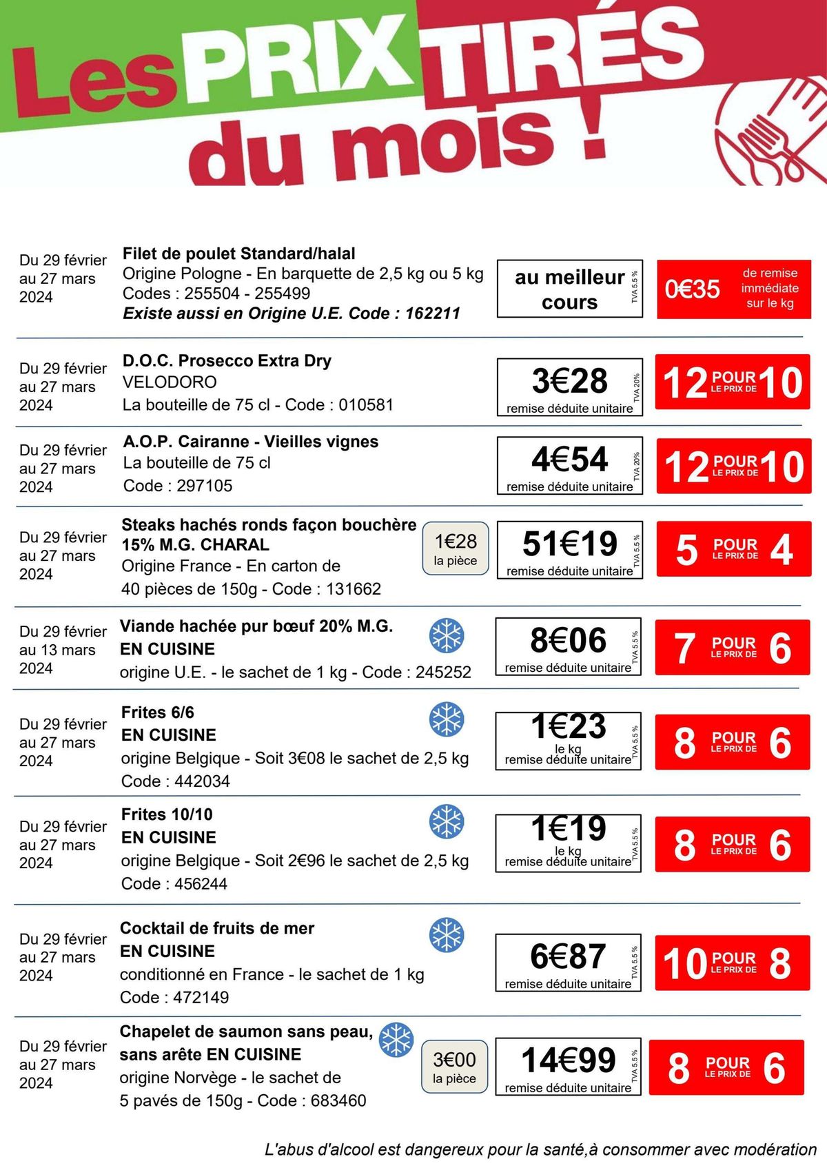 Catalogue Les prix tirés du mois !, page 00001