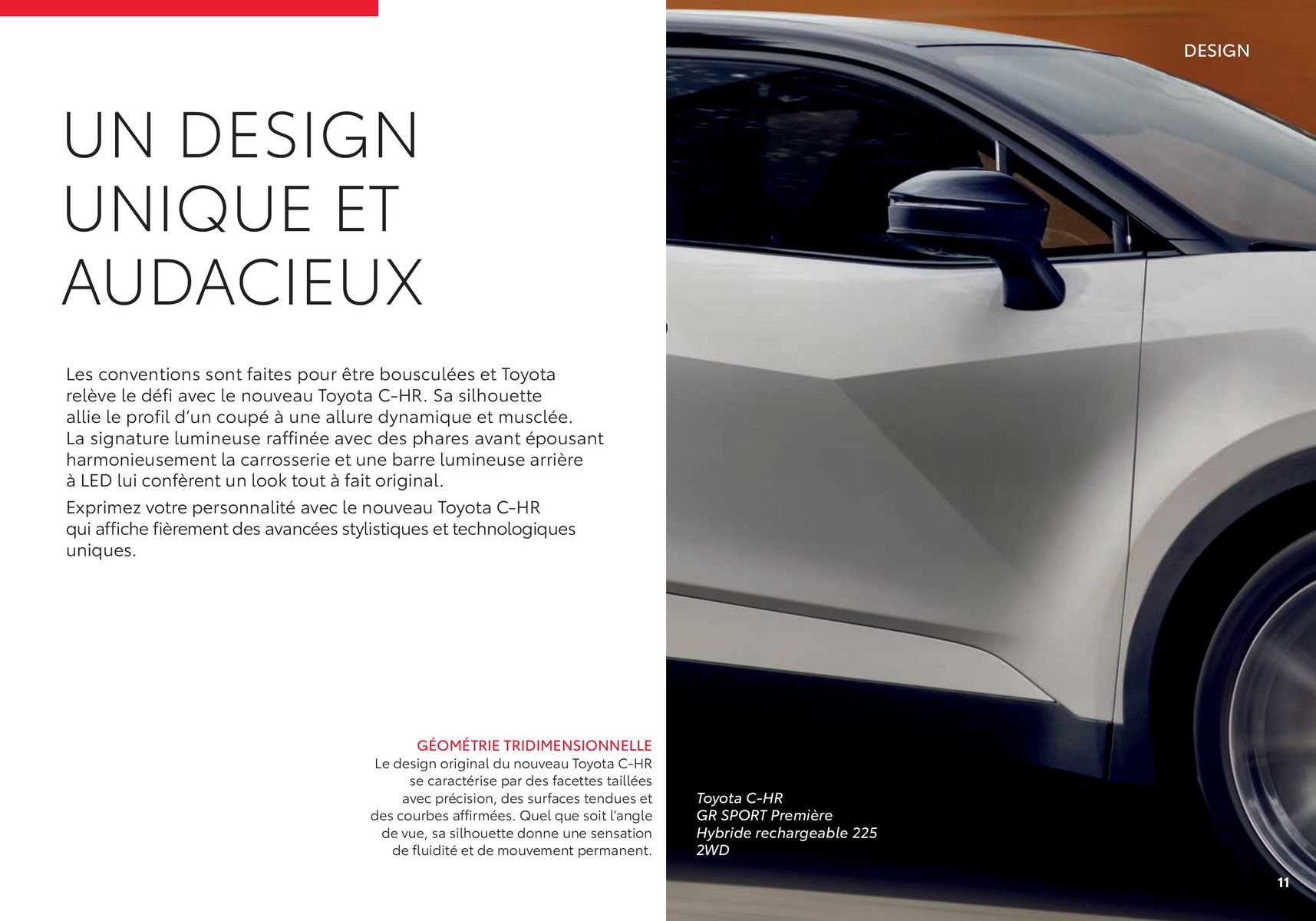 Catalogue Nouveau Toyota C-HR, page 00011