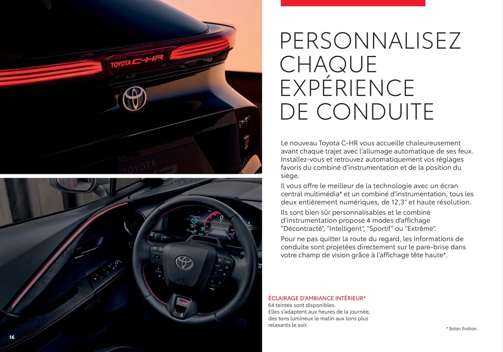 Catalogue Nouveau Toyota C-HR, page 00016