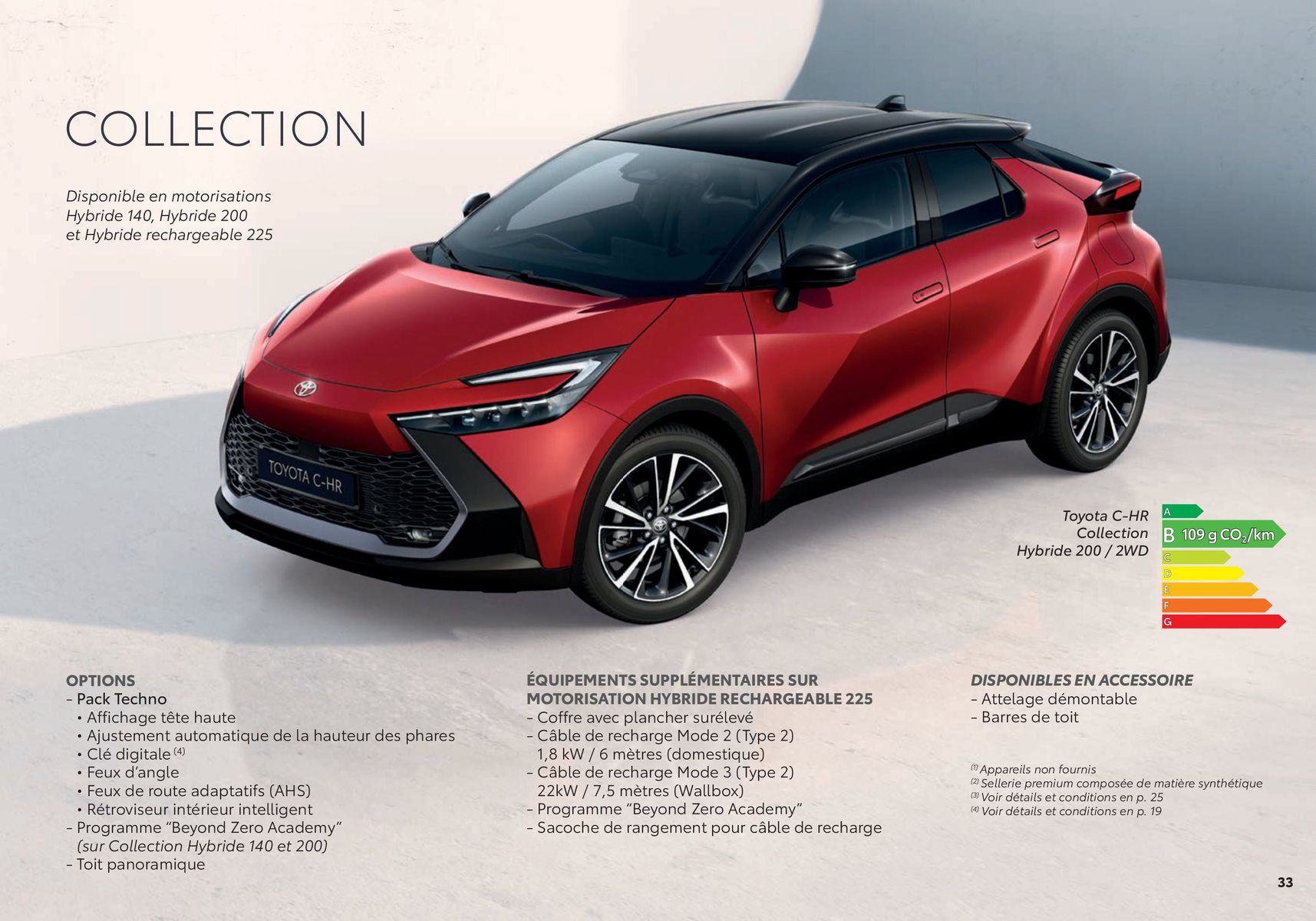 Catalogue Nouveau Toyota C-HR, page 00033