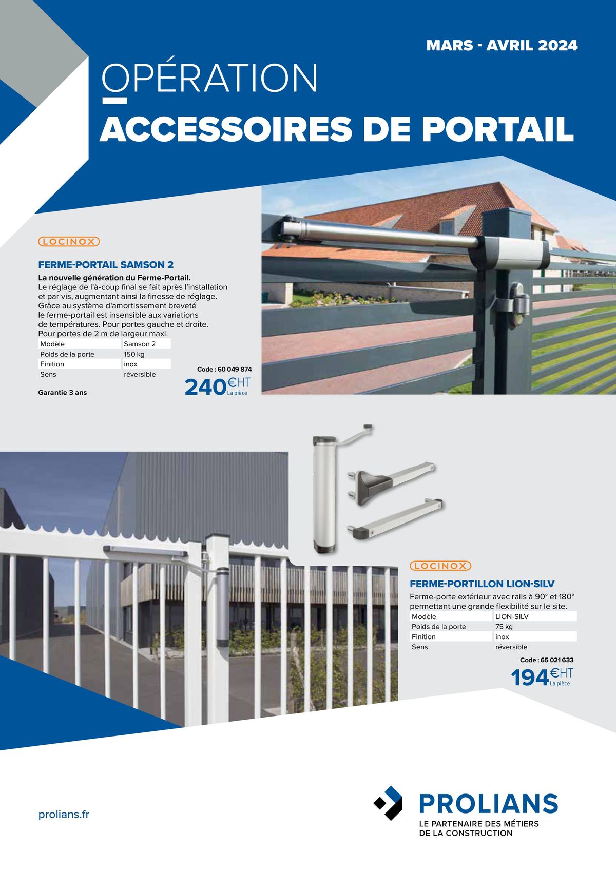 Catalogue Operation accessoires de portail, page 00001