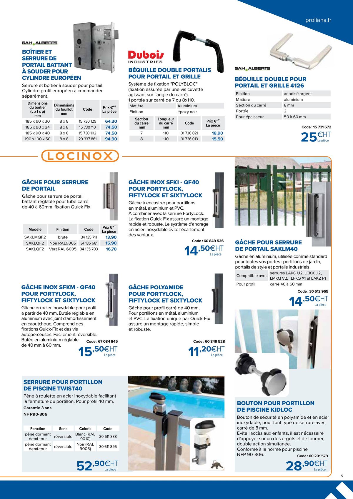 Catalogue Operation accessoires de portail, page 00005