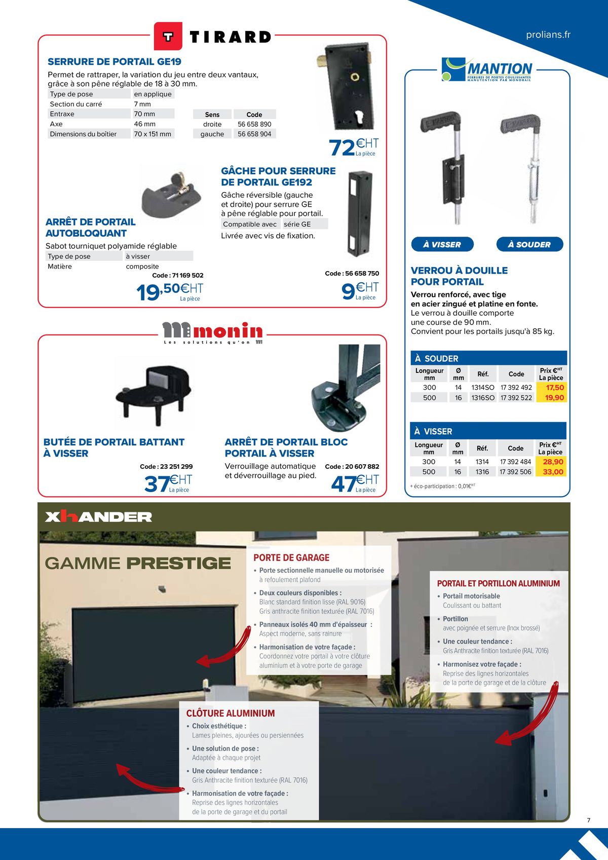 Catalogue Operation accessoires de portail, page 00007