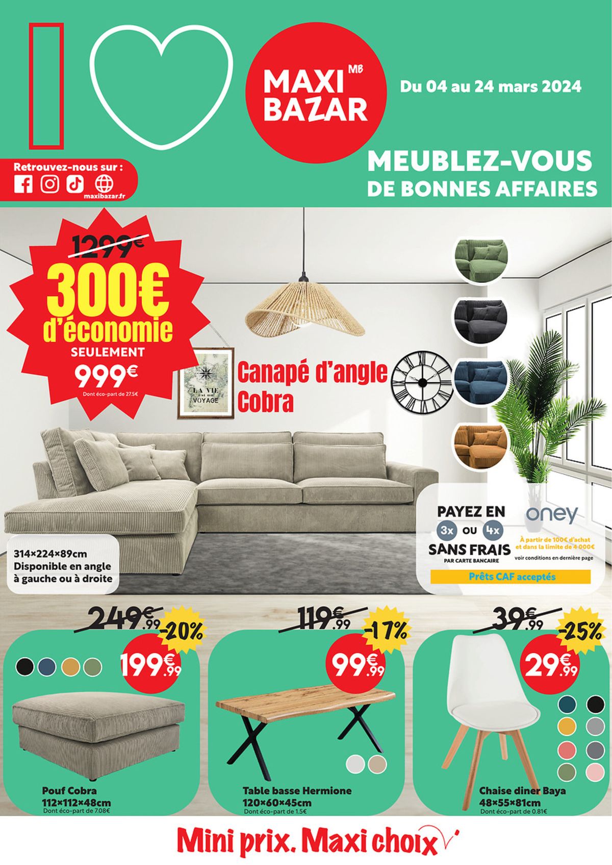 Catalogue Meublez-vous de bonnes affaires, page 00001