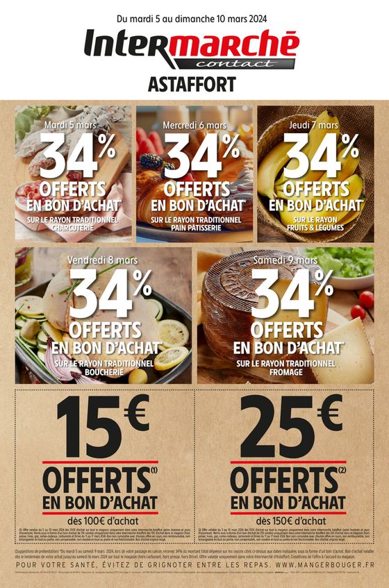 15€ OFFERTS EN BON D'ACHAT 