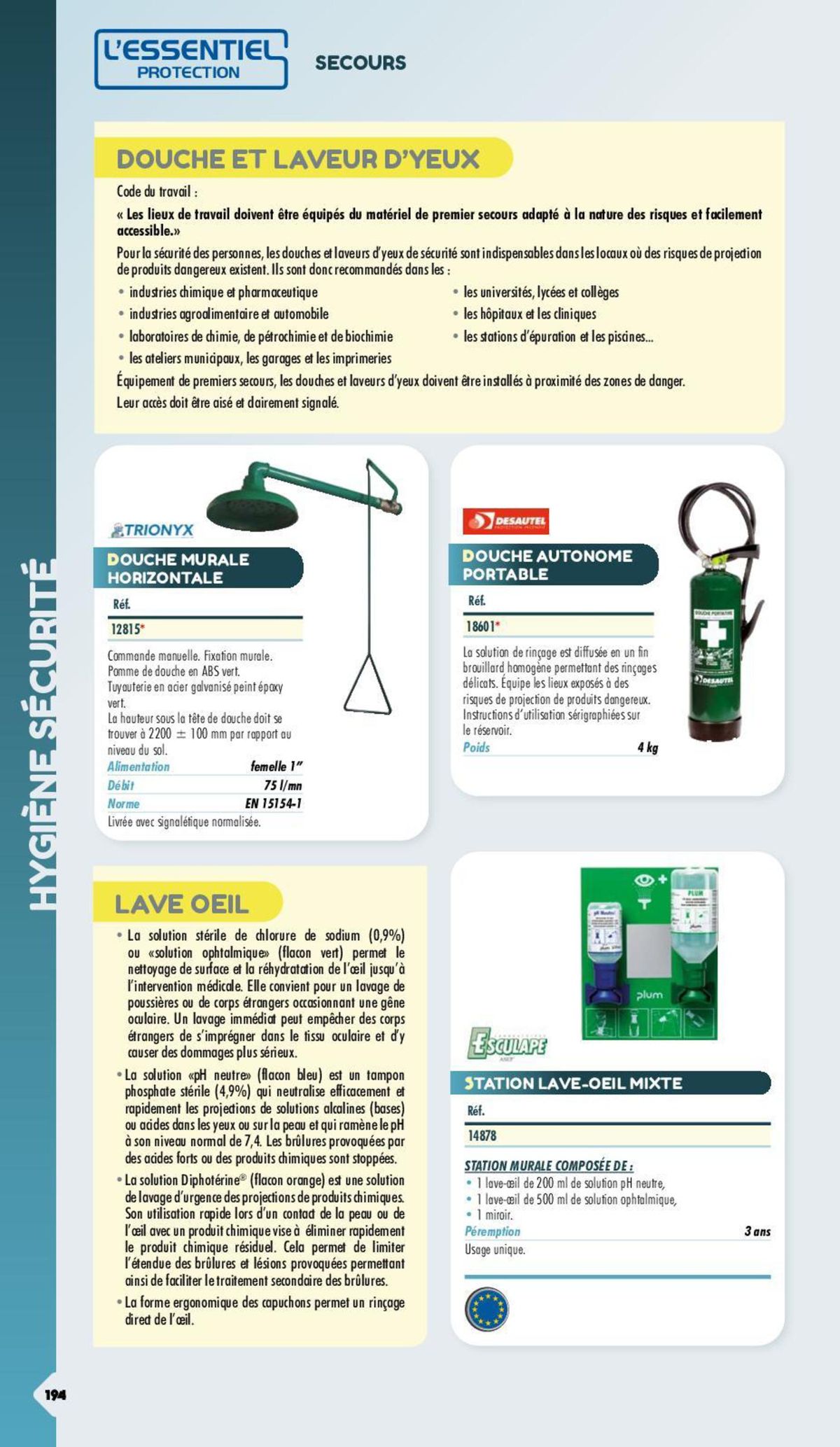 Catalogue Essentiel Protection 2024 - non tarifé, page 00106