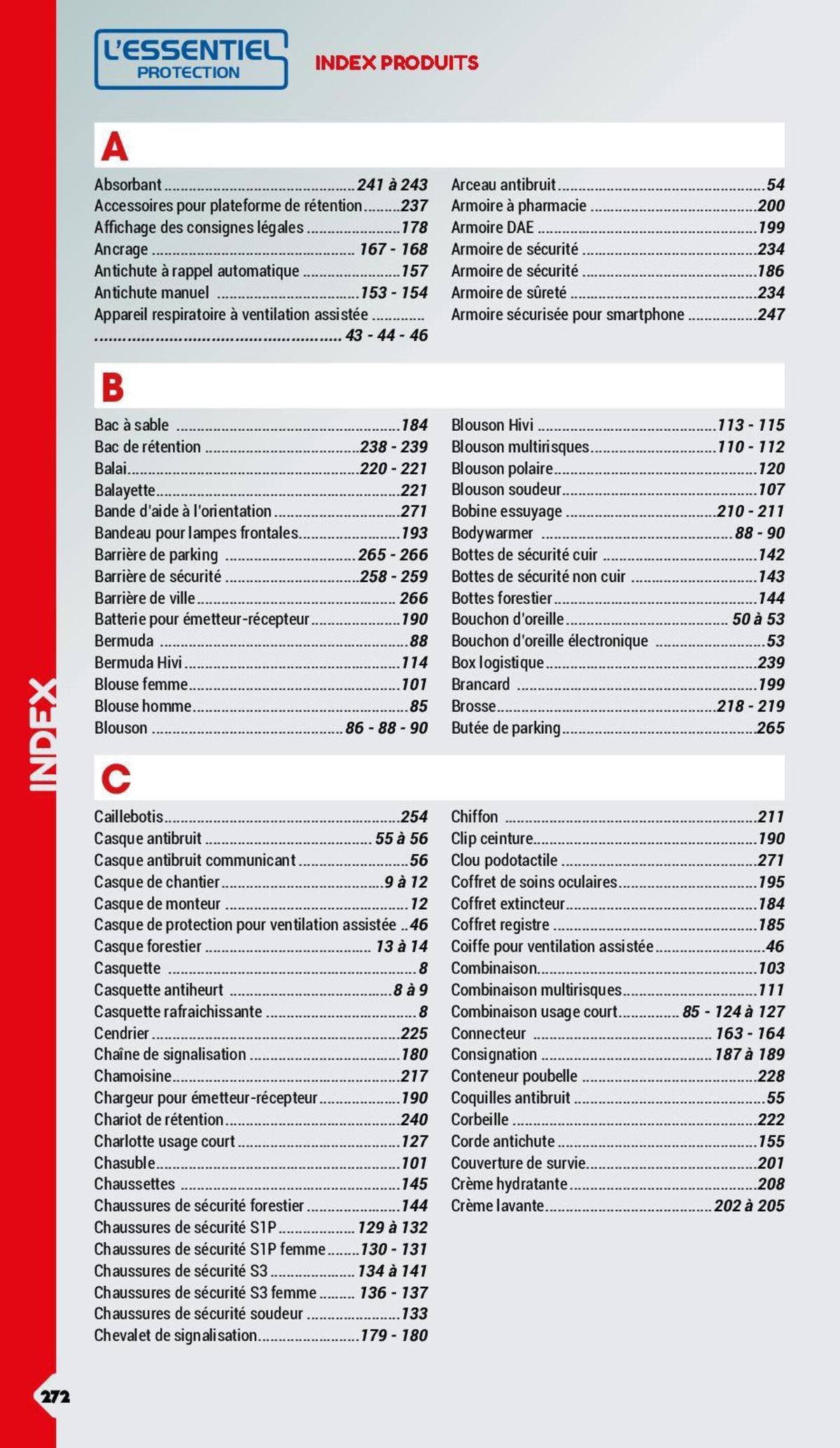 Catalogue Essentiel Protection 2024 - non tarifé, page 00193