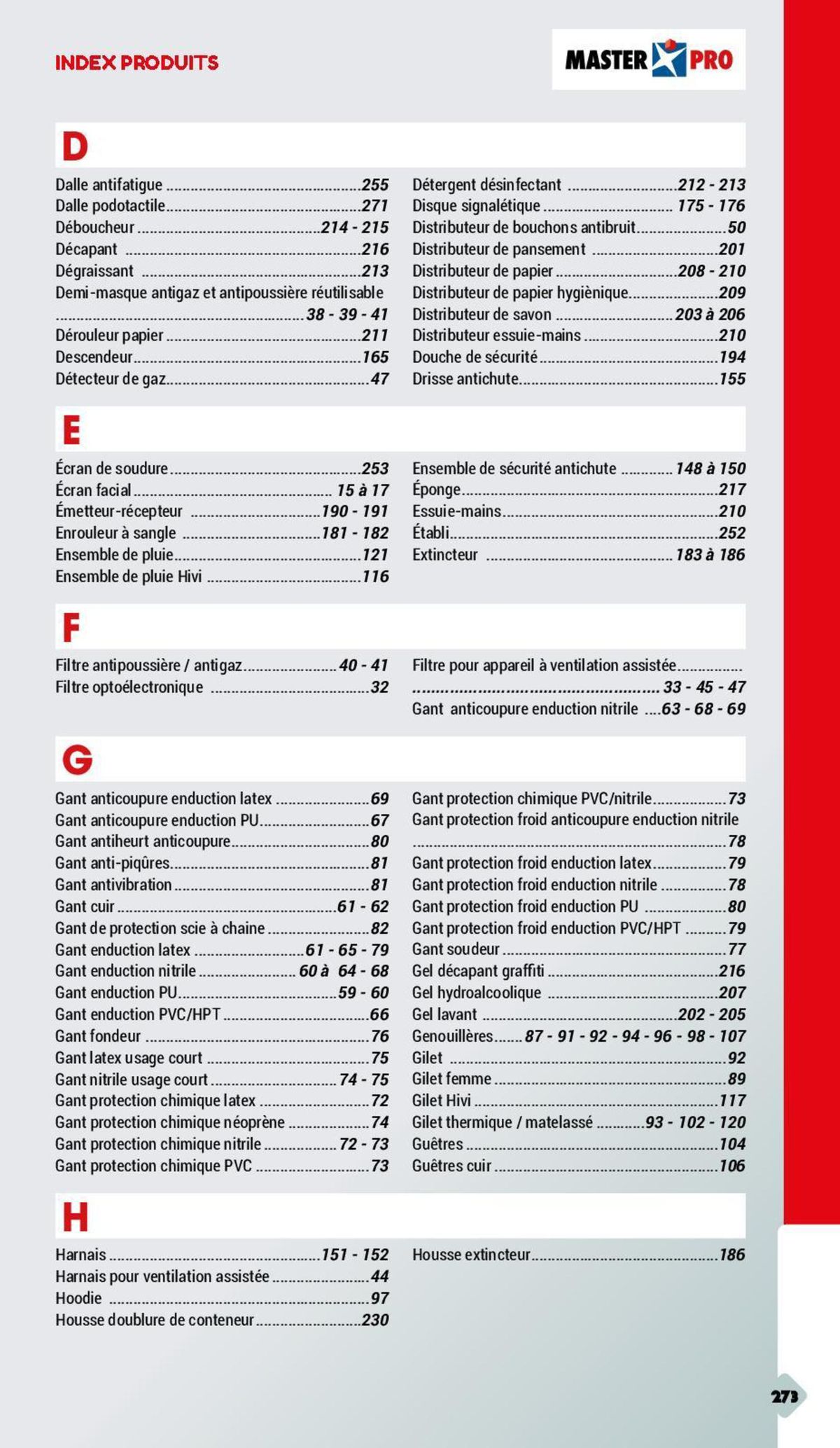 Catalogue Essentiel Protection 2024 - non tarifé, page 00194