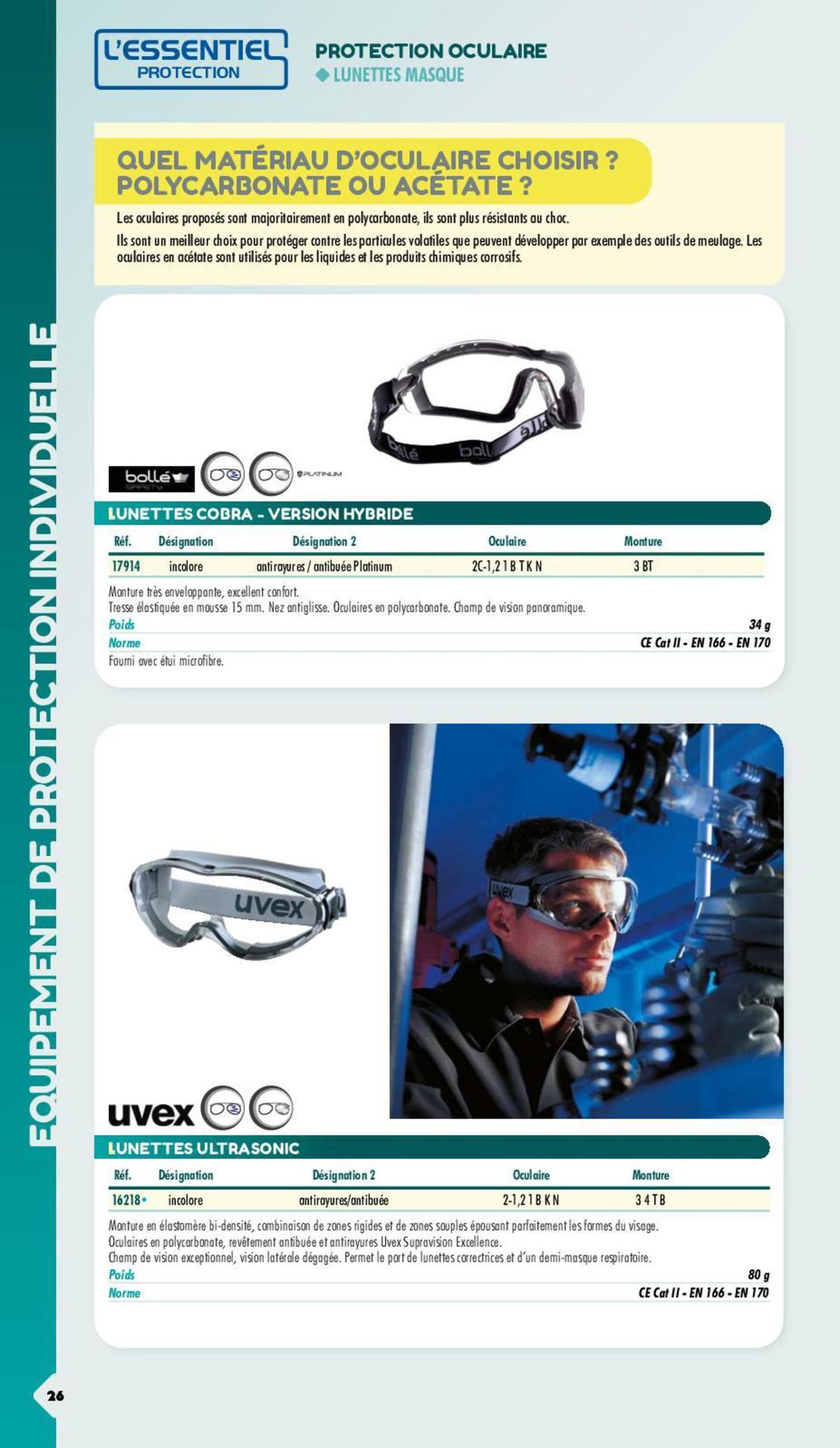 Catalogue Essentiel Protection 2024 - non tarifé, page 00200