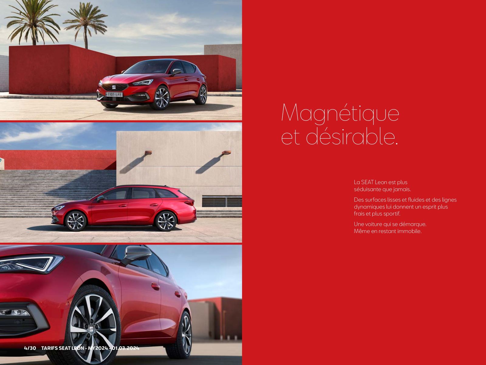 Catalogue SEAT Leon 5 portes:, page 00004