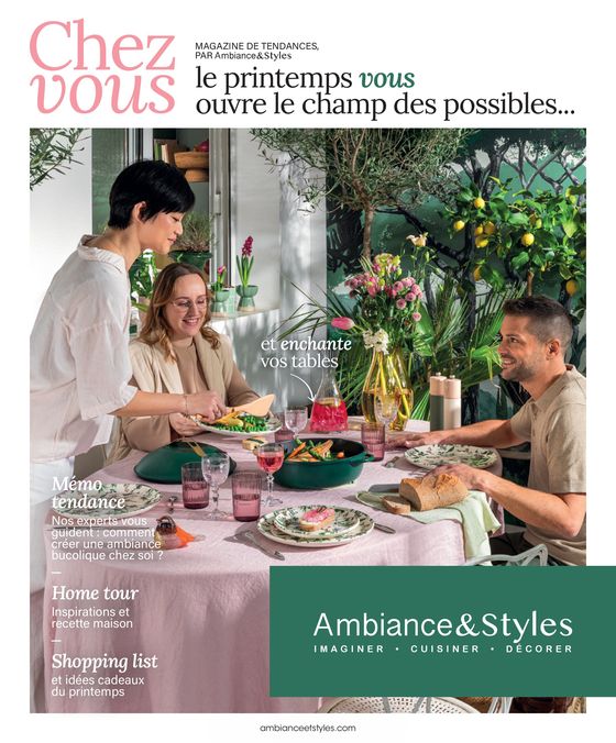 Catalogue Ambiance & Styles | le printemps vous ouvre le champ des possibles... | 05/03/2024 - 30/04/2024