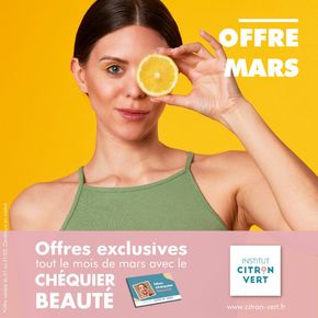Promos de Beauté à Valence | OFFRE MARS sur Citron Vert | 05/03/2024 - 31/03/2024