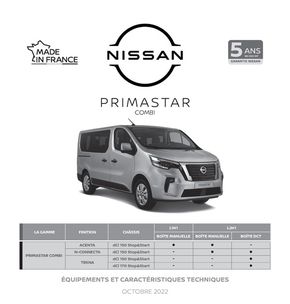 Catalogue Nissan à Lyon | Nissan Primastar Combi | 06/03/2024 - 06/03/2025