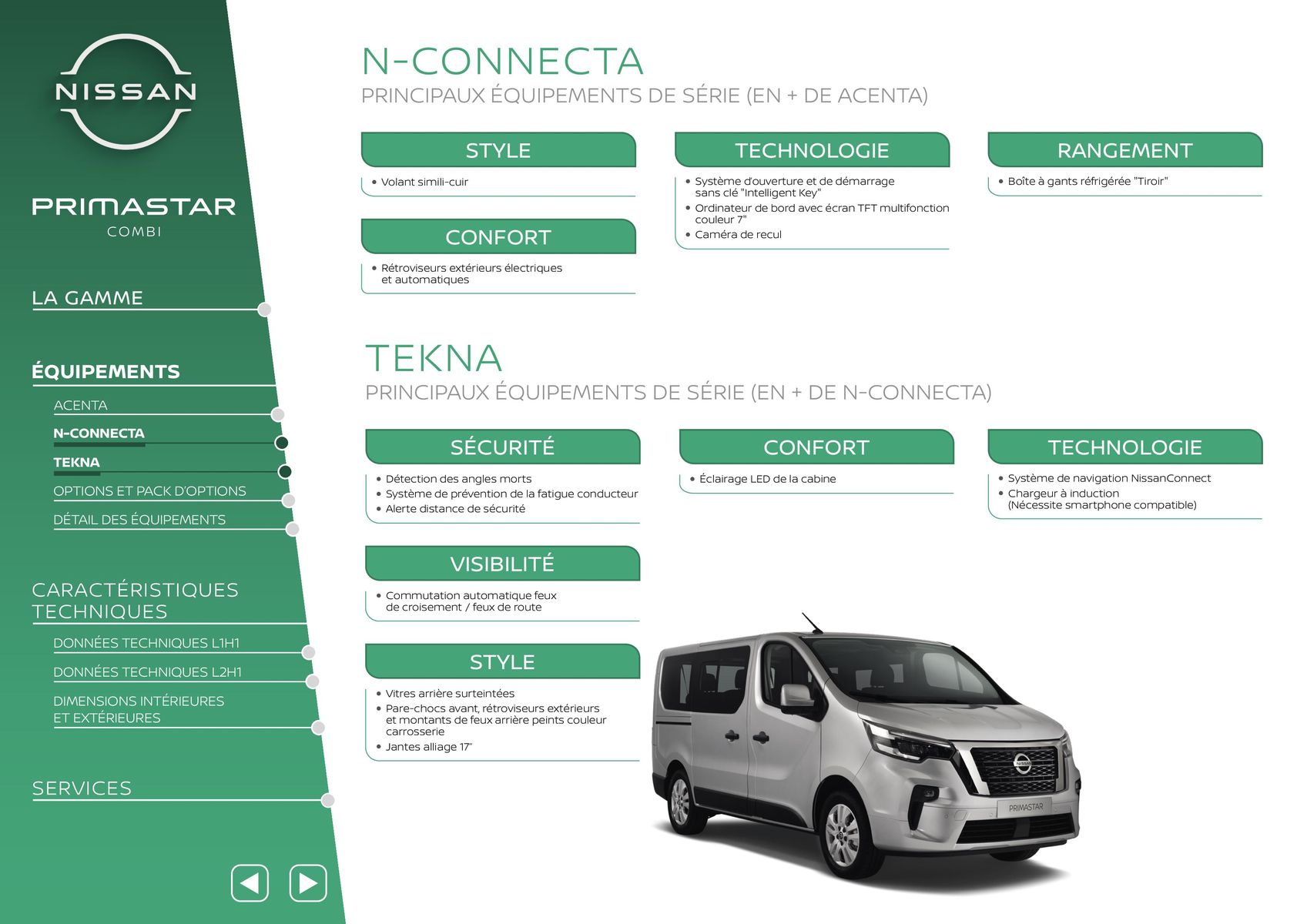 Catalogue Nissan Primastar Combi, page 00004