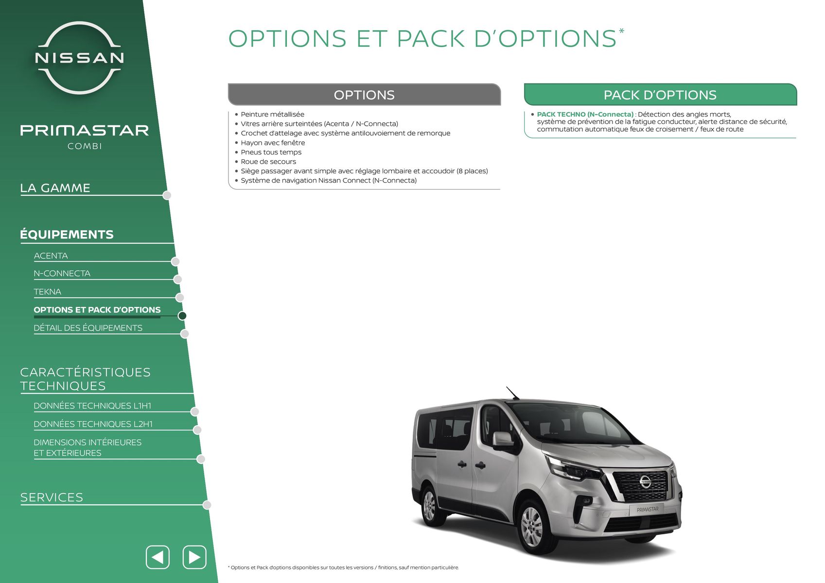 Catalogue Nissan Primastar Combi, page 00005