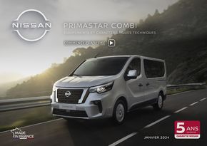 Promos de Auto et Moto à Istres | Nissan Primastar Combi_ sur Nissan | 06/03/2024 - 06/03/2025