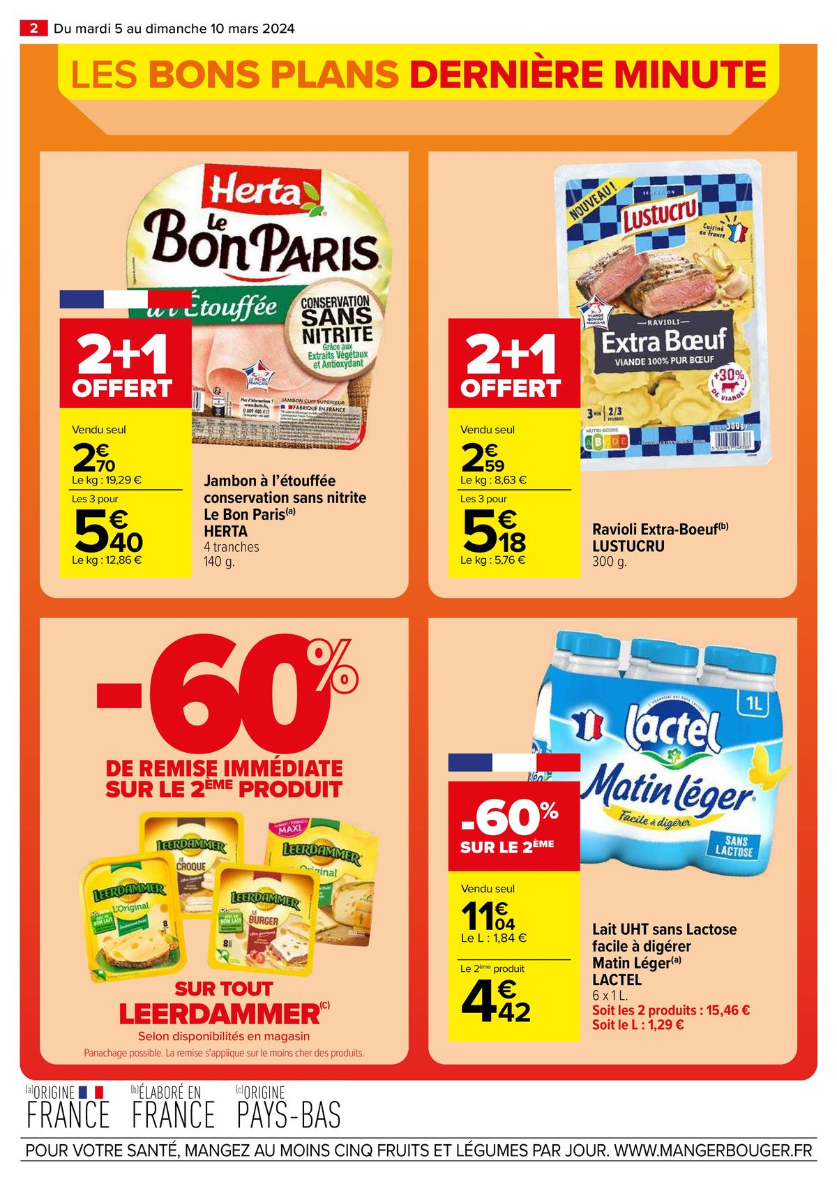 Catalogue Les Bons Plans Dernière Minute, page 00002