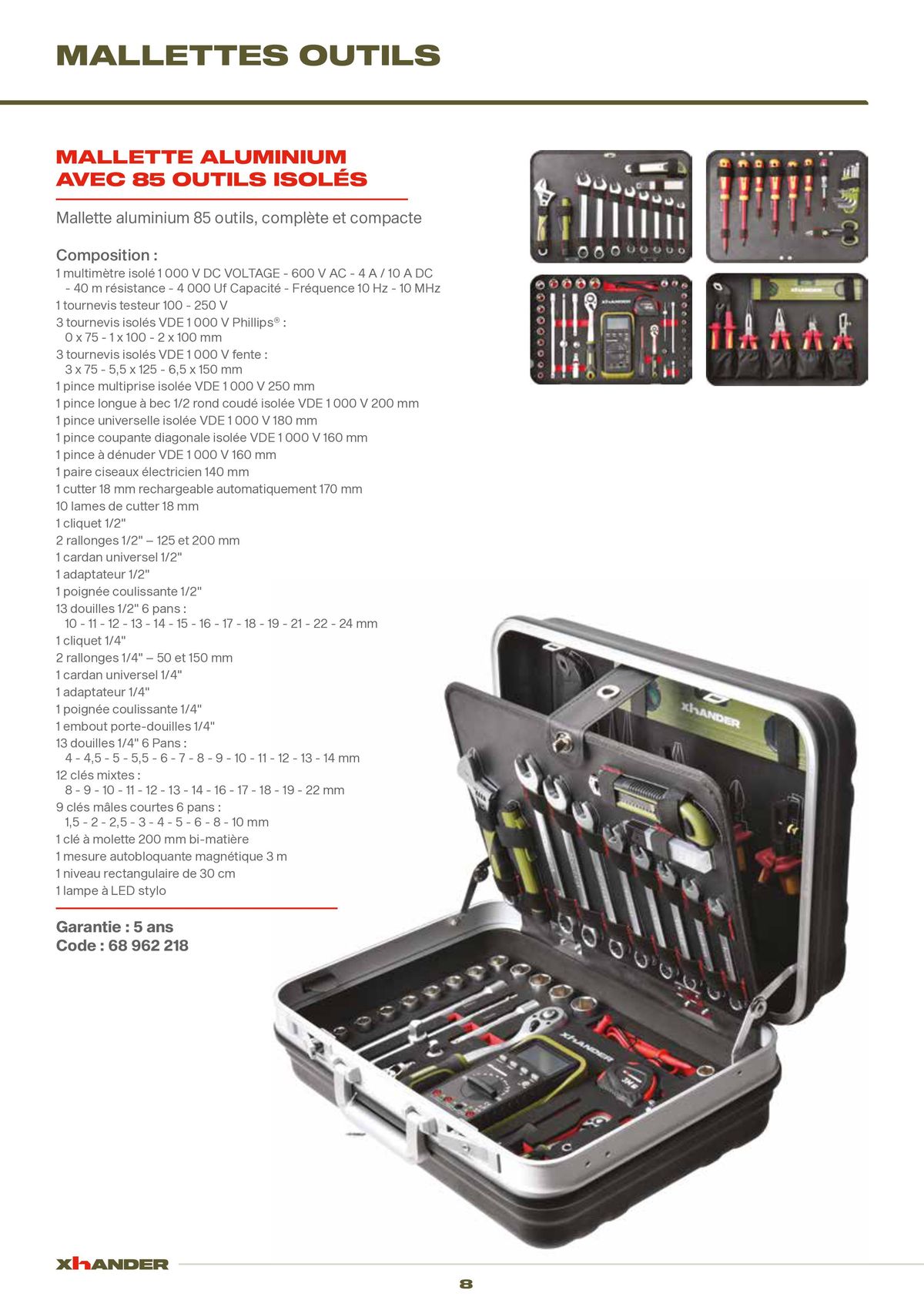 Catalogue LES OUTILS DE VOTRE PERFORMANCE, page 00008