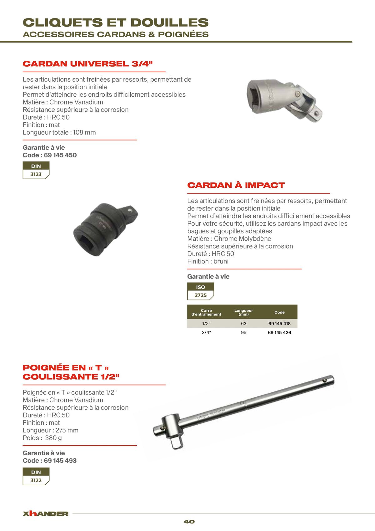 Catalogue LES OUTILS DE VOTRE PERFORMANCE, page 00040