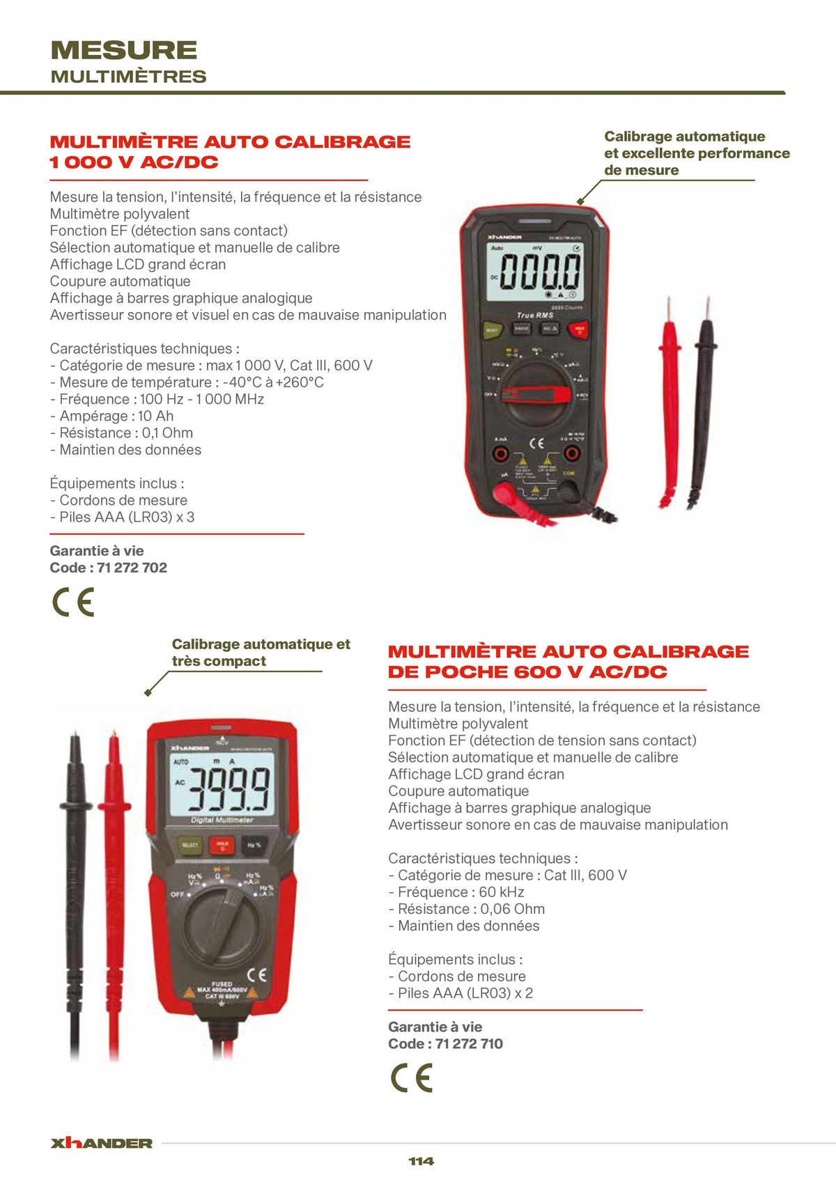 Catalogue LES OUTILS DE VOTRE PERFORMANCE, page 00114