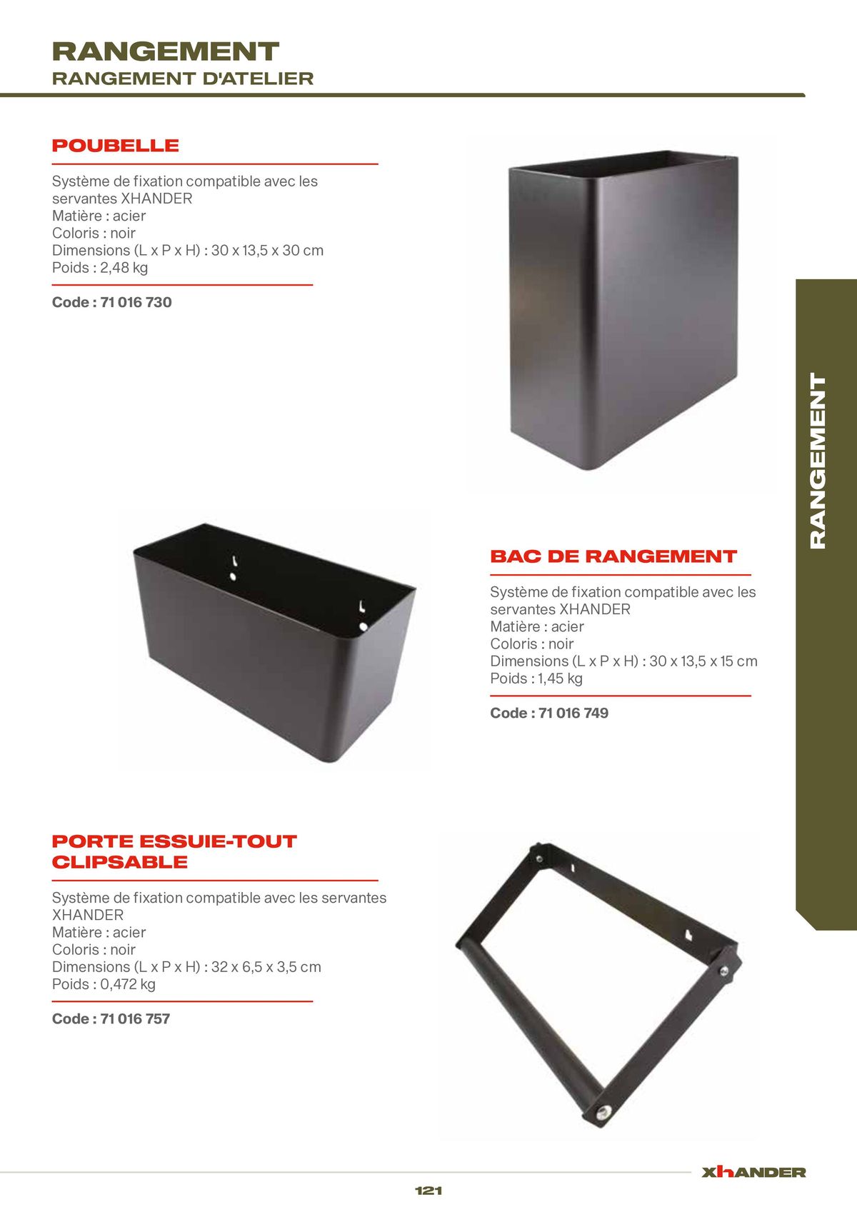 Catalogue LES OUTILS DE VOTRE PERFORMANCE, page 00121