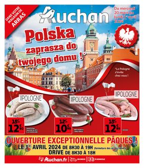 Catalogue Auchan Hypermarché à Hénin-Beaumont | La Pologne s’invite chez vous ! | 20/03/2024 - 01/04/2024