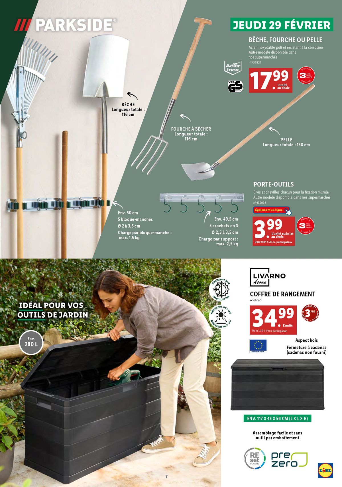 Catalogue JARDIN : OUTILS ET ACCESSOIRES, page 00007