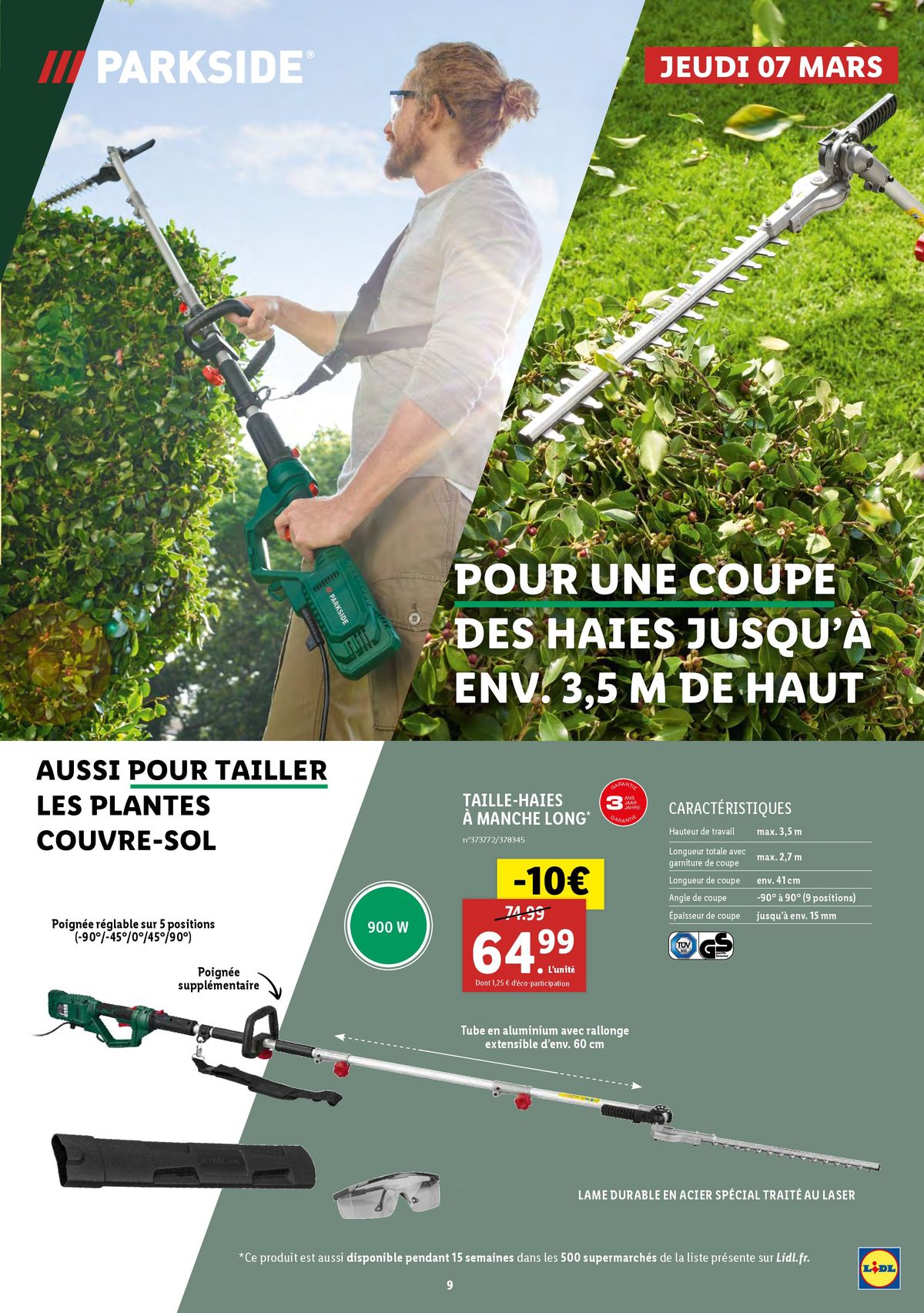 Catalogue JARDIN : OUTILS ET ACCESSOIRES, page 00009