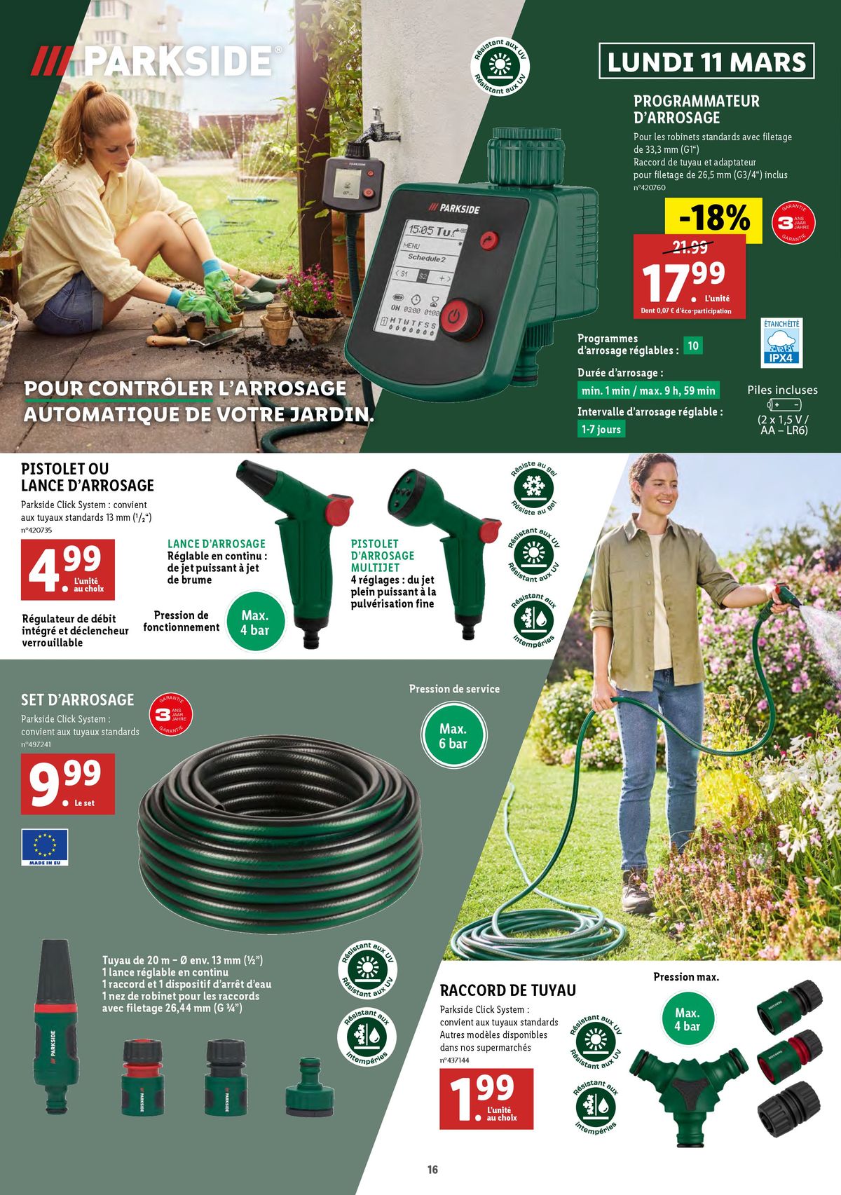 Catalogue JARDIN : OUTILS ET ACCESSOIRES, page 00018