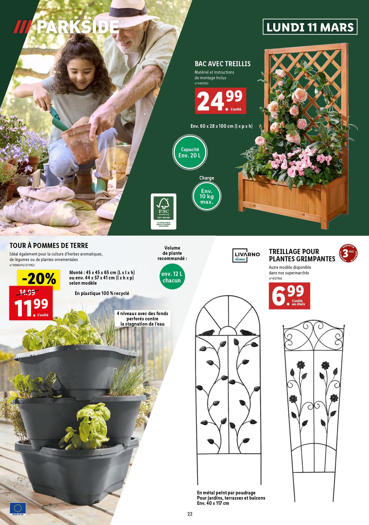 Catalogue JARDIN : OUTILS ET ACCESSOIRES, page 00024