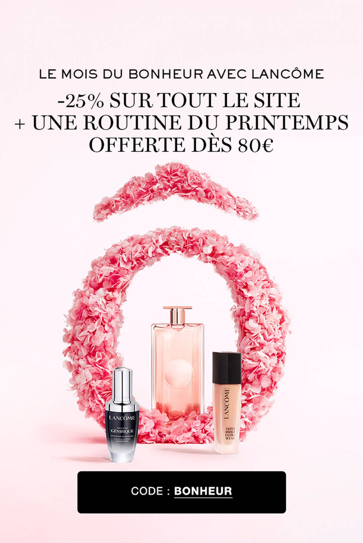 Catalogue LE MOIS DU BONHEUR AVEC LANCÔME, page 00001