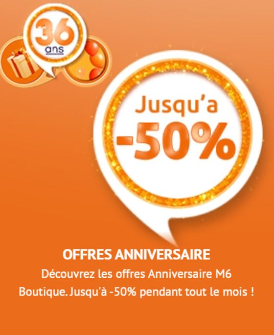 Catalogue M6 Boutique à Rosny-sous-Bois | Jusqu'à -50%! | 06/03/2024 - 31/03/2024