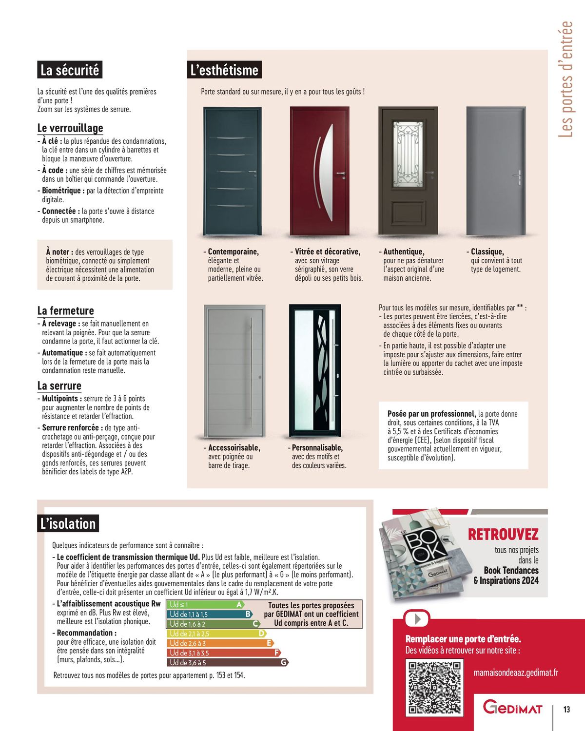 Catalogue menuiseries INTÉRIEURES & EXTÉRIEURES, page 00013