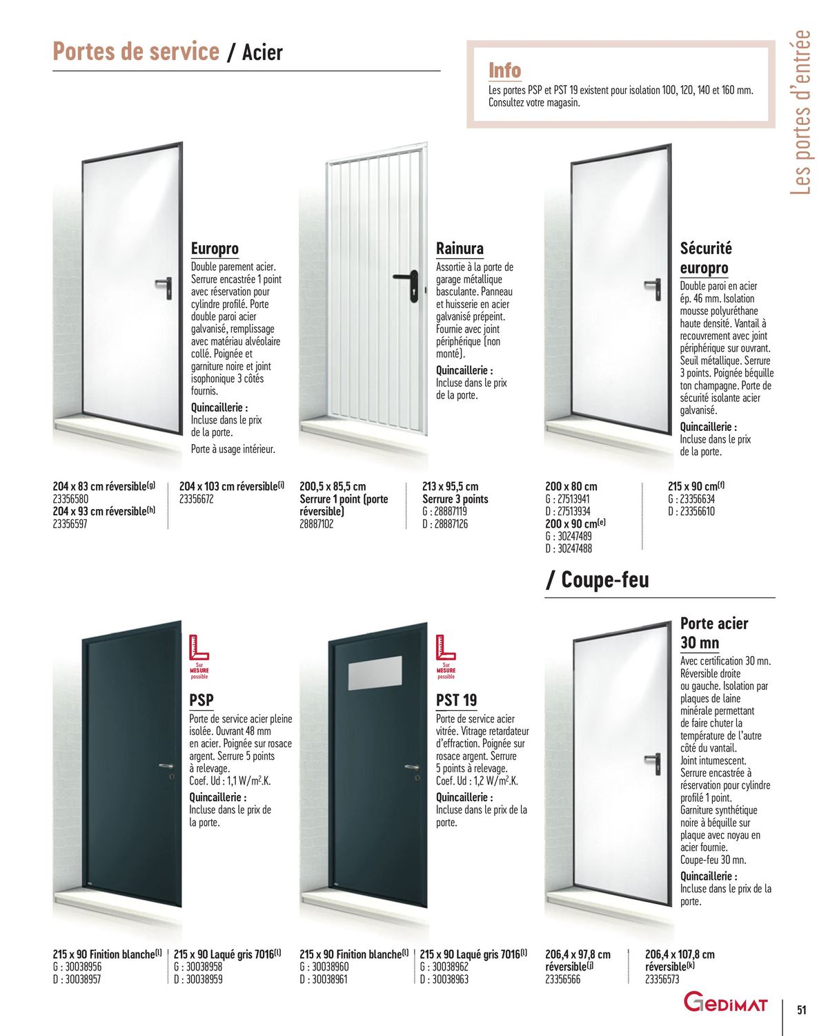 Catalogue menuiseries INTÉRIEURES & EXTÉRIEURES, page 00051