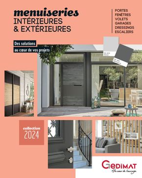 Catalogue Gedimat à Paris | menuiseries INTÉRIEURES & EXTÉRIEURES | 07/03/2024 - 30/03/2024