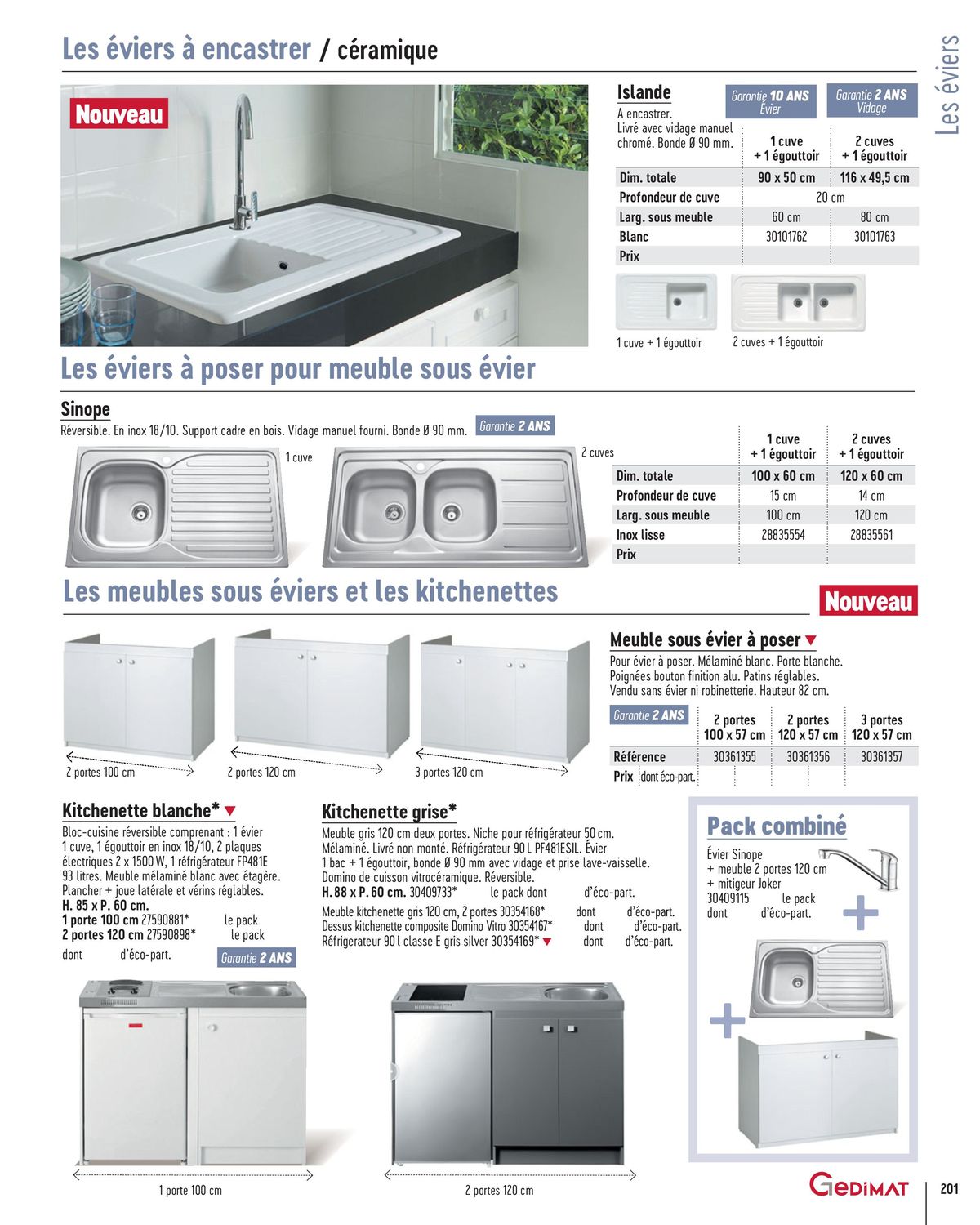 Catalogue Catalogue Gedimat AMENAGEMENTS EXTERIEURS 2024, page 00201