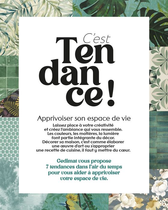 Catalogue Gedimat à Valence | BOOK TENDANCES & INSPIRATIONS 2024 | 07/03/2024 - 30/03/2024