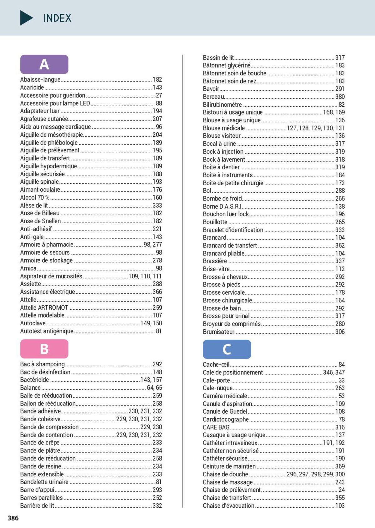 Catalogue Catalogue Professionnels, page 00317