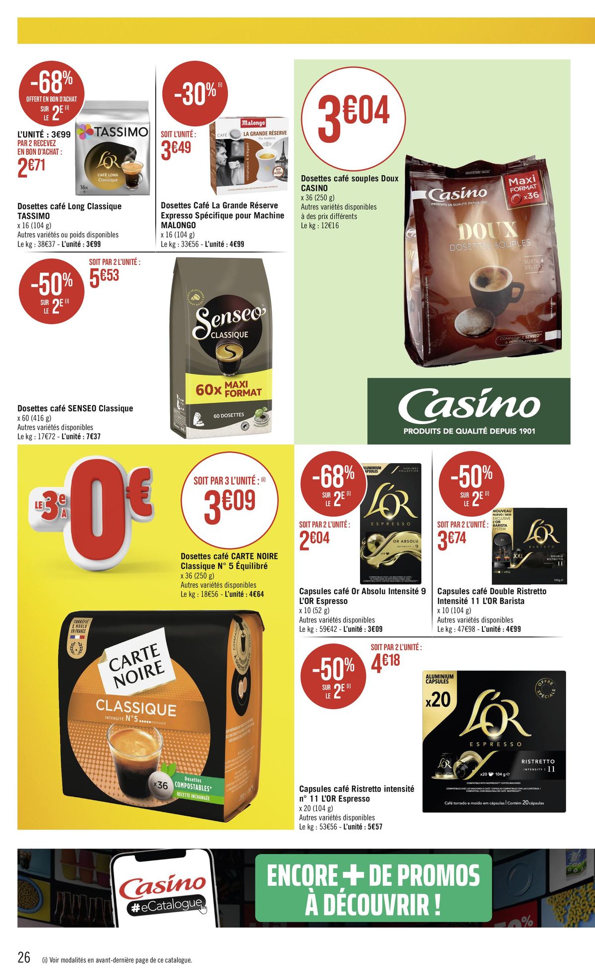 Catalogue OFFERTS EN BON D'ACHAT, page 00026