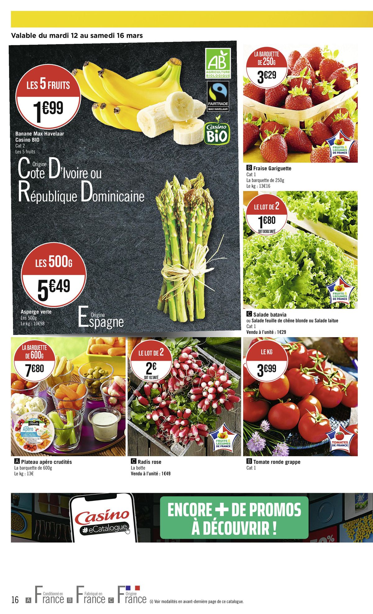 Catalogue OFFERTS EN BON D'ACHAT, page 00016