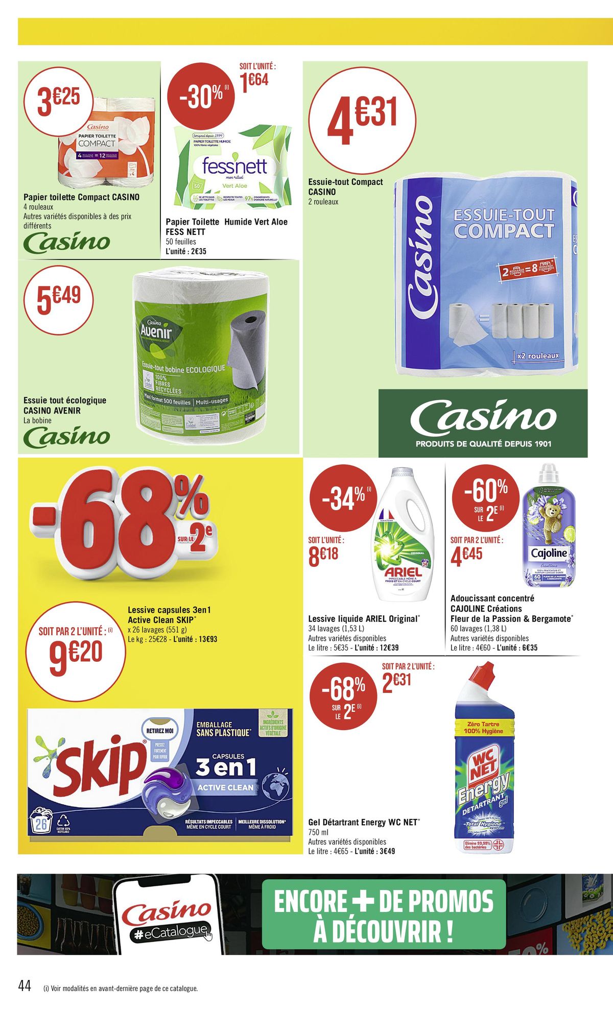 Catalogue OFFERTS EN BON D'ACHAT, page 00044