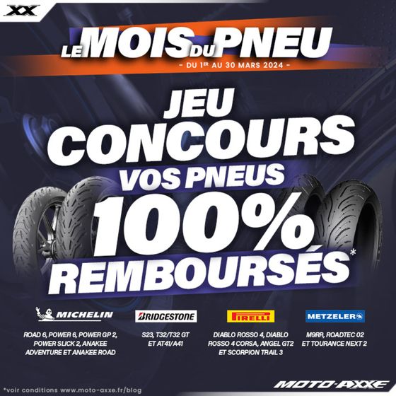 Catalogue Moto-Axxe à Perpignan | C'est le Mois du Pneu chez Moto Axxe ! _ | 08/03/2024 - 31/03/2024
