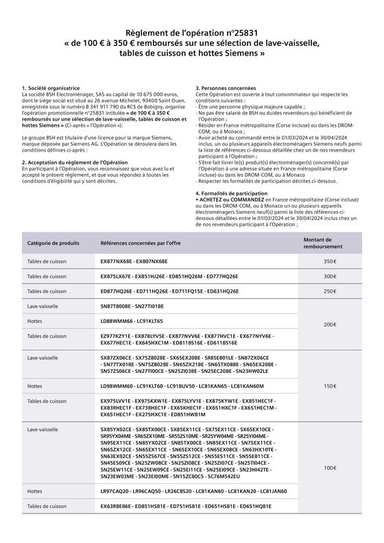 Catalogue Copra à Palaiseau | Jusqu’à 350€ remboursés* | 08/03/2024 - 30/04/2024