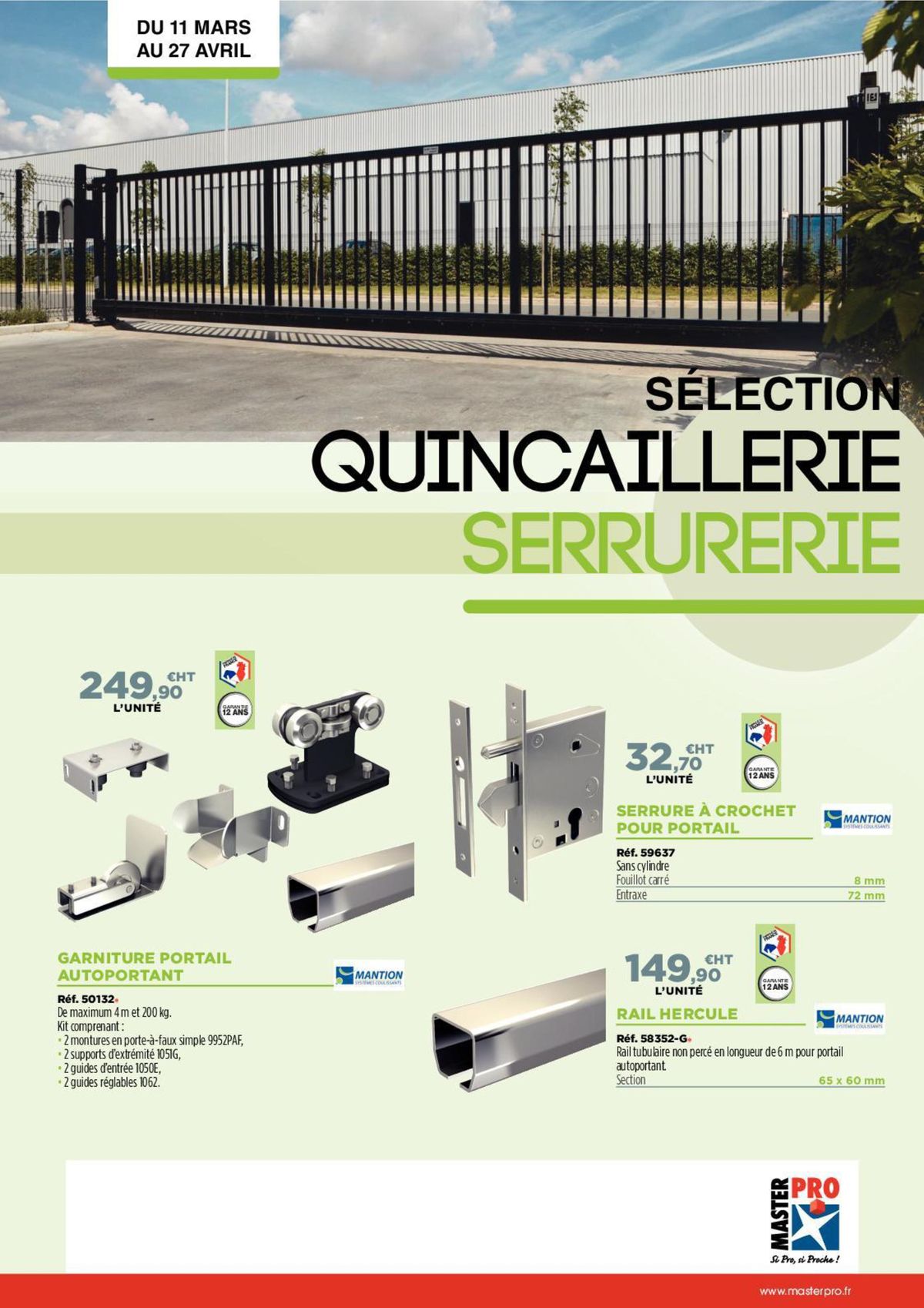 Catalogue Sélection Quincaillerie Serrurerie 2024, page 00001