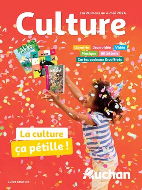 Promos de Multimédia et Electroménager | Culture : Suivez le guide du printemps ! sur Auchan Hypermarché | 20/03/2024 - 05/04/2024